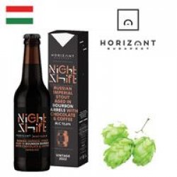 Horizont Night Shift 2022 Russian Imperial Stout Aged in Bourbon Barrels With Chocolate & Coffee 330ml - Drink Online - Drink Shop
