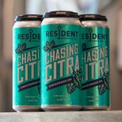 Resident Chasing Citra Unfiltered IPA 16oz can-4pk - Bine & Vine