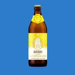 Nirvana Bavarian Cloud Lemon Alcohol Free Lager 500ml Bottle (0.2% ABV - Wise Bartender