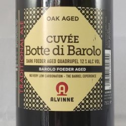 Alvinne Cuvée Botte di Barolo  75cl - Gedeelde Vreugde