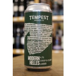 TEMPEST MODERN HELLES LAGER - Cork & Cask