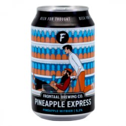 Frontaal  Pineappel express (pineappel witbier) - Bier Online