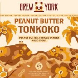 Brew York Peanut Butter Tonkoko Milk Stout (Cask) - Pivovar