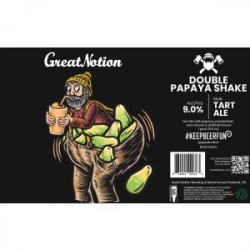 Great Notion Double Papaya Shake 16oz can - Bine & Vine