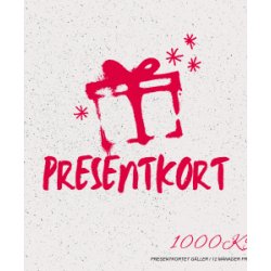 Presentkort 1000 - Glasbanken