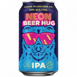 Goose Island Neon Beer Hug IPA 2412 oz cans - Beverages2u