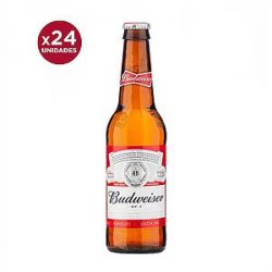 CERVEZA BUDWEISER BOTELLA 355 ML X 24 - Iberpark