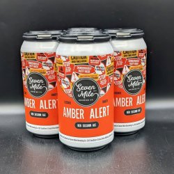 Seven Mile Amber Alert Red Session Ale Can 4pk - Saccharomyces Beer Cafe