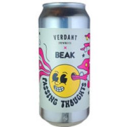 Verdant X BEAK Passing Thoughts Hazy IPA 440mL ABV 6.5%  English Craft Beer - Hopshop