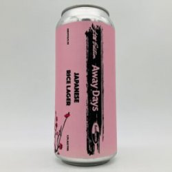 Away Days  Ltd Edition  Bottleworks Rice Lager Can - Bottleworks