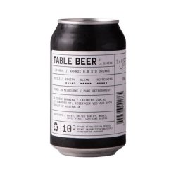 La Sirène Brewing Table Beer