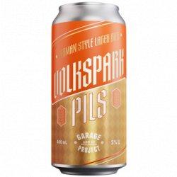 Garage Project Volkspark Pils German Style Lager Bier 440ml - The Beer Cellar