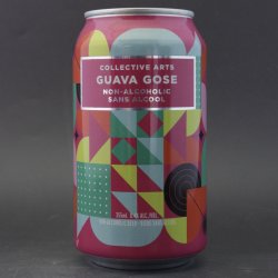 Collective Arts - Guava Gose: Non Alcoholic - 0.4% (355ml) - Ghost Whale