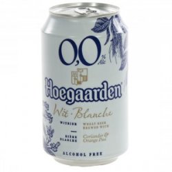 Hoegaarden 0,0%  Witte  33 cl  Blik - Thysshop