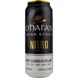 O'Hara's Irish Stout Nitro Blik - Drankenhandel Leiden / Speciaalbierpakket.nl