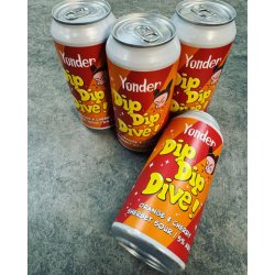 YONDER BREWING & BLENDING. DIP DIP DIVE ORANGE & CHERRY SHERBET SOUR 5% 440ml - The Beer Shelf