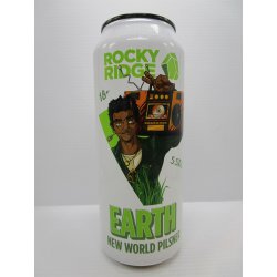 Rocky Ridge - Earth New World Pilsner 5.5% 500ml - Grape & Grain