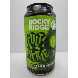 Rocky Ridge - Cult of Pickle Cucumber & Dill Sour 3.4% 375ml - Grape & Grain