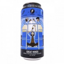 Frontaal Brewing x Folkingebrew & Bravoure Great Minds Imperial Stout 13% 440ml - Drink Station