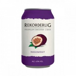 Rekorderlig Passionfruit cider doboz 4,5% 330ml DRS - Drink Station