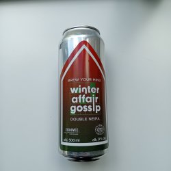 Zichovec Winter Affair Gossip Brew Your Mind Double Neipa - 500ml - 9,0% - GUN Speciaalbieren