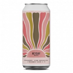 Heyday Strawberry, Peppercorn & Balsamic Sour 440ml - The Beer Cellar