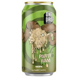 One Drop Brewing Party Ram New England IPA 440ml - The Beer Cellar