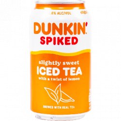 Dunkin Spiked Slightly Sweet Ice Tea - Half Time