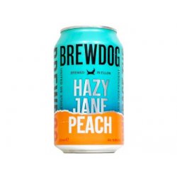 BrewDog - HAZY JANE Peach 2023 330ml plech 5% alk. - Beer Butik