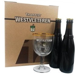 Westvleteren Pack TRIO 2x33cl - 1 glass - BelgianShop