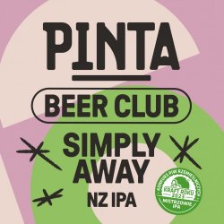 PINTA Beer Club 9: Simply Away 500ml - Funky Fluid