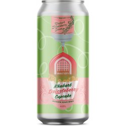 Vault City Brewing Rhubarb Drizzleberry Cupcake