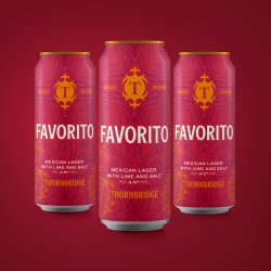 Thornbridge Favorito, 4.5% Mexican Lager with Lime and Salt 12 x 440ml cans - Thornbridge Brewery