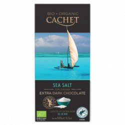 Cachet Puur 72% Zeezout 90Gr - Belgian Beer Heaven