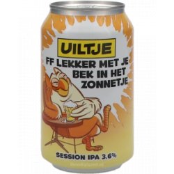 Het Uiltje Ff Lekker Met Je Bek In Het Zonnetje - Drankgigant.nl