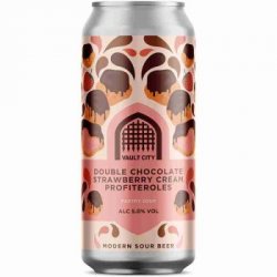 Vault City Brewing Double Chocolate Strawberry Cream Profiteroles