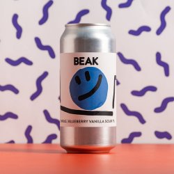 Beak  Shrug Blueberry & Vanilla Sour  7% 440ml Can - All Good Beer