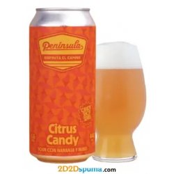 Península Citrus Candy Sour con Naranja y Nubes 44cl - 2D2Dspuma