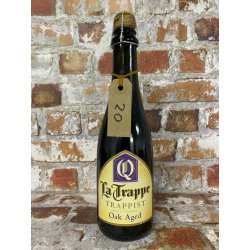 La Trappe Quadrupel — Oak Aged Batch 20 - Gerijptebieren.nl