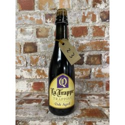 La Trappe Quadrupel — Oak Aged Batch 23 - Gerijptebieren.nl