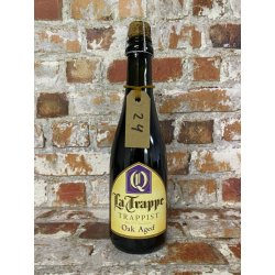 La Trappe Quadrupel — Oak Aged Batch 24 - Gerijptebieren.nl