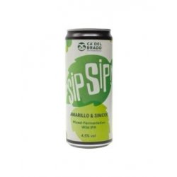 Ca’ del Brado Sip Sip Wild Ipa Amarillo e Simcoe latt.33cl - UnaBirra