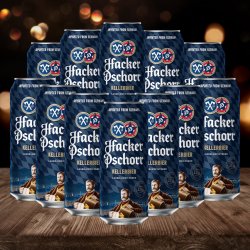 Hacker Pschorr Kellerbier German Lager 500ml Cans – 5.5% ABV (Multipack) - Beerhunter