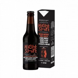 HORIZONT Brewing Night Shift Vintage 2024 - Russian Imperial Stout Aged In Pedro Ximénez Sherry & Rum Barrels W. Orange & Chocolate