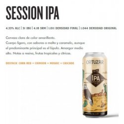 ORTUZAR IPA CERVEZA LATA  473CC - Licorería Paradiso