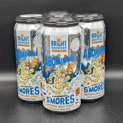 Bright Abominable S’mores Imperial Milk Stout Can 4pk - Saccharomyces Beer Cafe