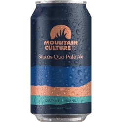 Mountain Culture Beer Co Status Quo Pale Ale 355ml  Barrel & Batch - Barrel & Batch