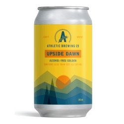 Athletic Brewing Co. Upside Dawn Golden Ale 0.5% (355ml) - The Alcohol Free Co