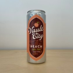 Vault City Peach Ice Tea (330ml Can) - Leith Bottle Shop