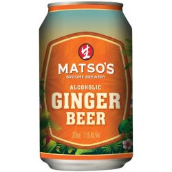 Matsos Alcoholic Ginger Beer Cans 330ml  Buy online - Barrel & Batch